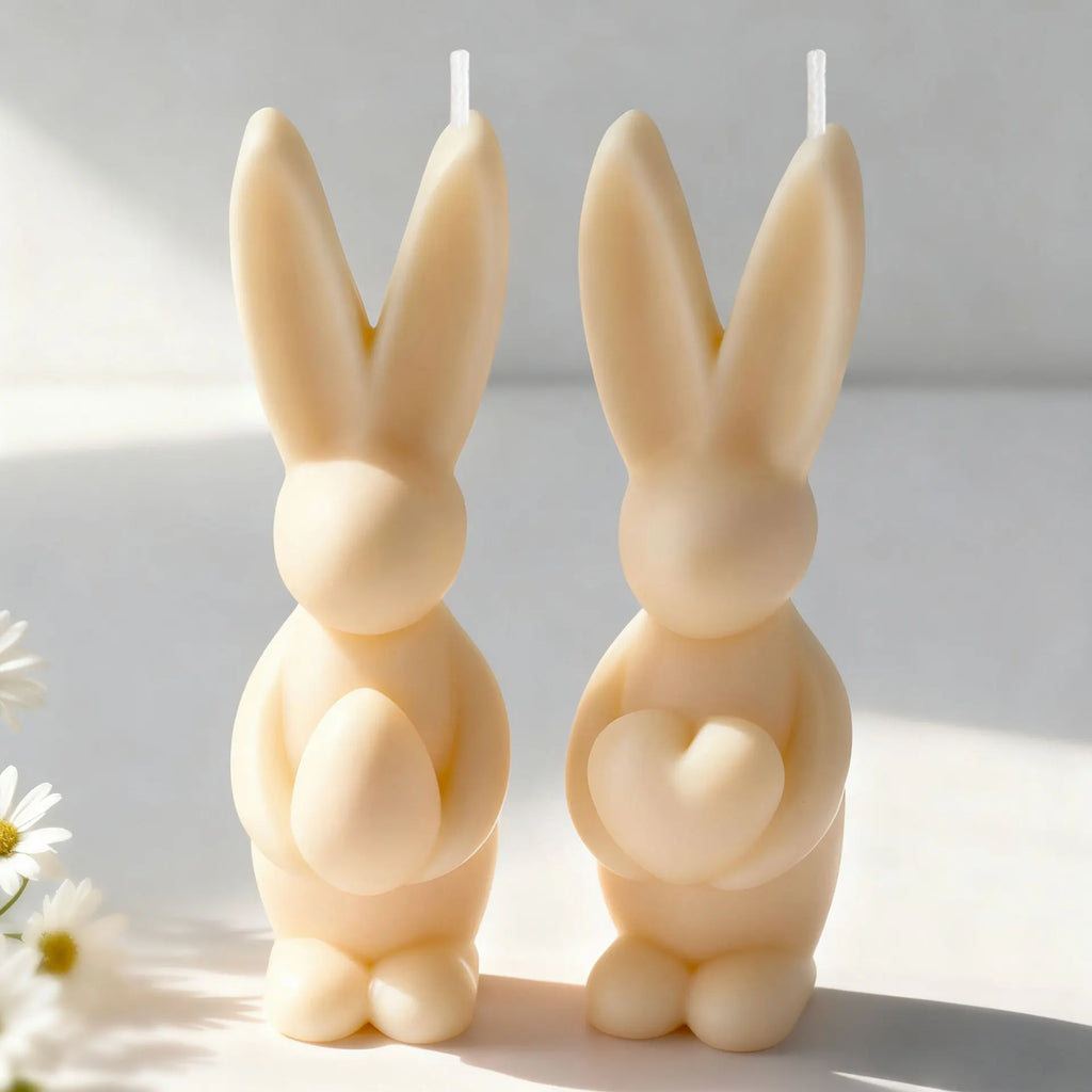 DIY Easter Bunny Egg Silicone Mold – Högkvalitativ Silikonform för Ljusstöpning, Resin, Tvål & Choklad