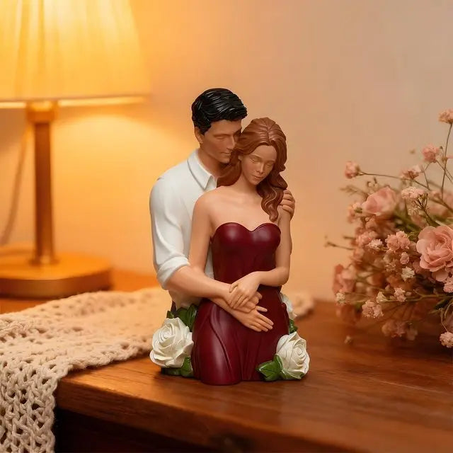 Romantisk 3D Ljusstöpselform – Ängelpar för Alla Hjärtans Dag | DIY Doftljus & Dekoration