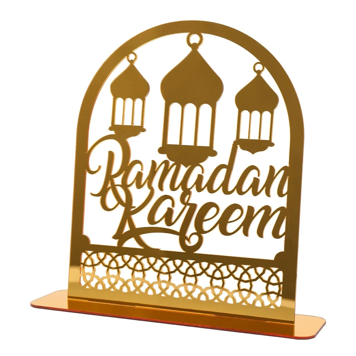 Ramadan Brickbord i Akryl – Centerpiece Fat för Eid Mubarak