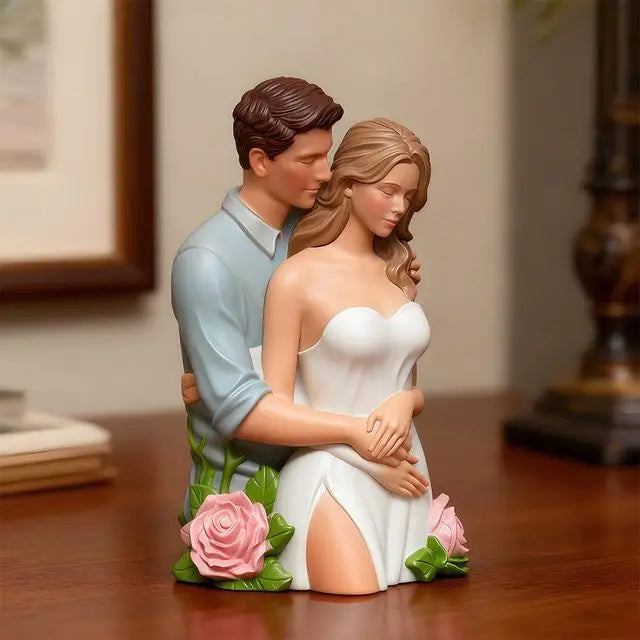 Romantisk 3D Ljusstöpselform – Ängelpar för Alla Hjärtans Dag | DIY Doftljus & Dekoration