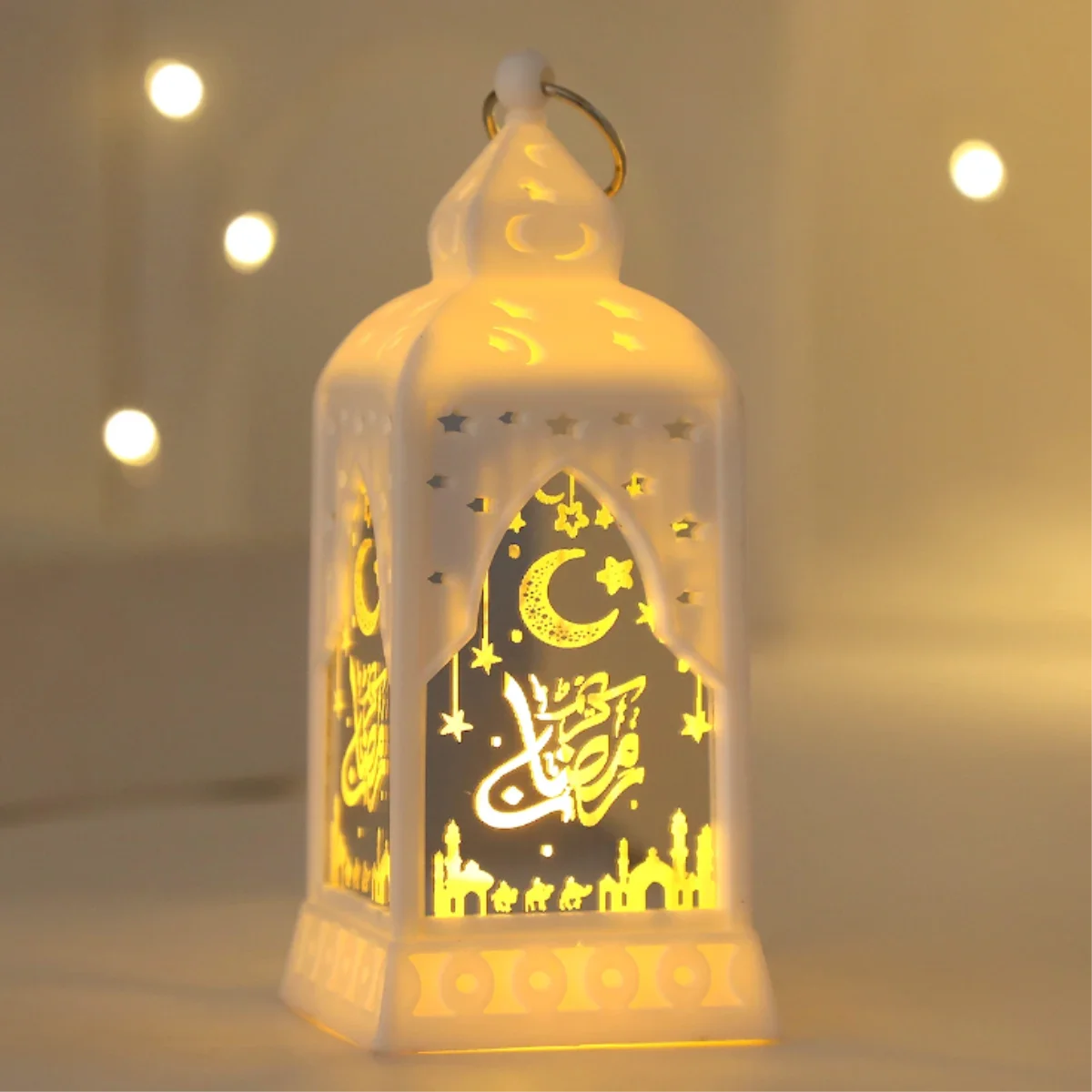 Ramadan LED Lykta Måne & Stjärna – Eid Mubarak Dekoration för Hemmet