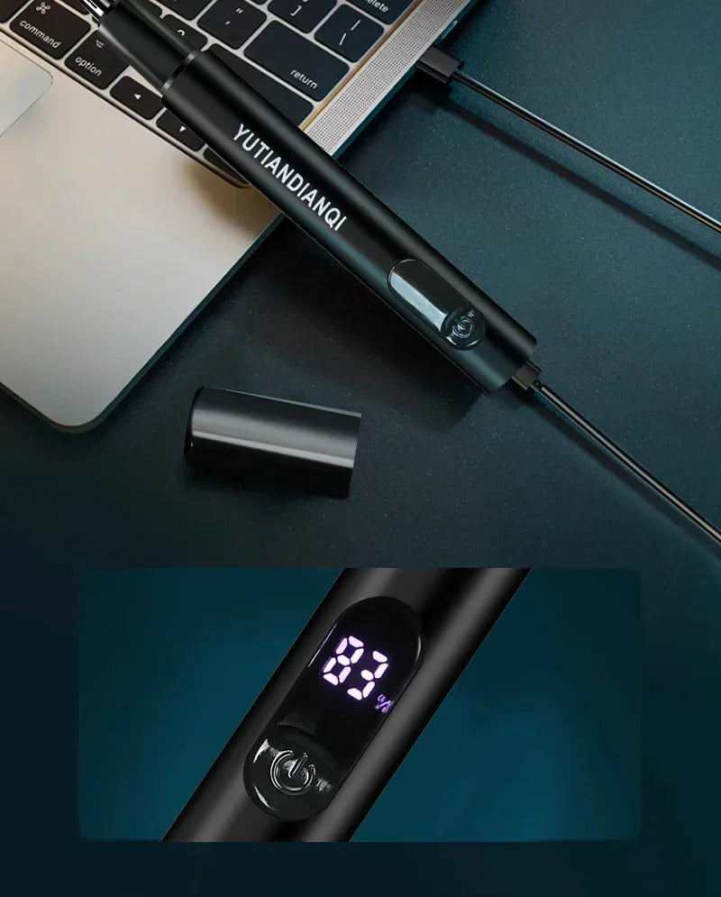 2-in-1 Elektrisk Näshårstrimmer & Öronhårstrimmer – Smärtfri, Uppladdningsbar & Portabel