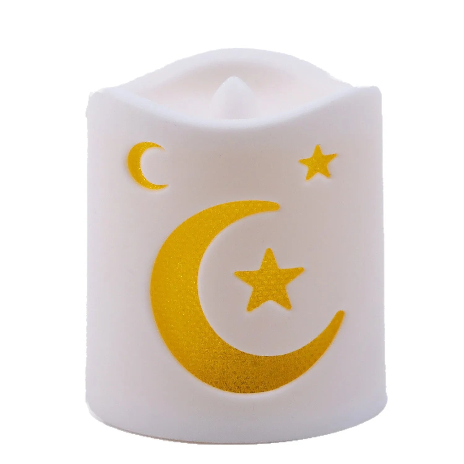 4-pack LED Ramadan Dekoration – Måne, Stjärna och Slott Ljuslyktor för Eid Mubarak