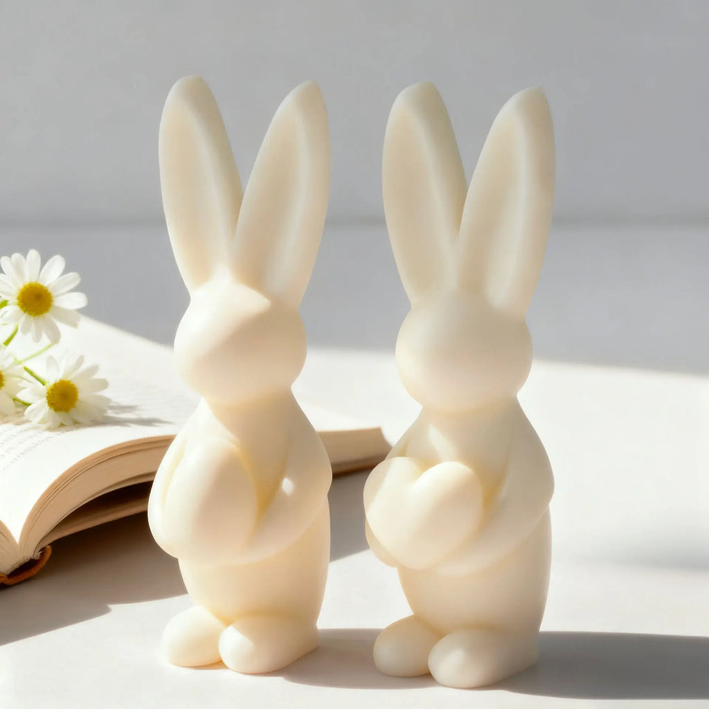 DIY Easter Bunny Egg Silicone Mold – Högkvalitativ Silikonform för Ljusstöpning, Resin, Tvål & Choklad