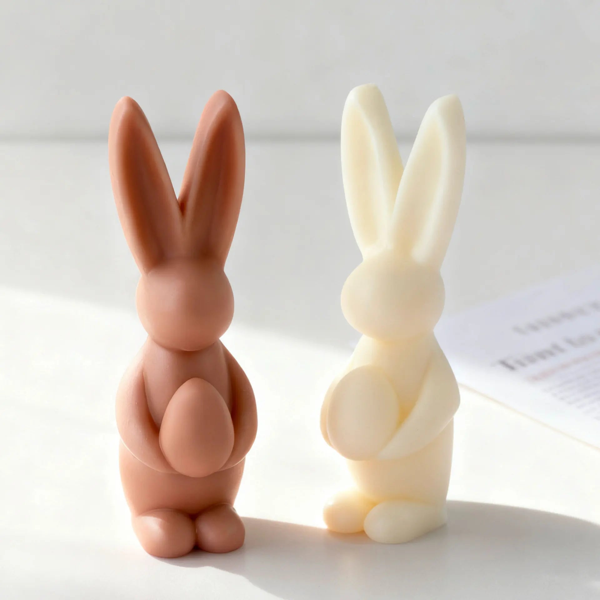 DIY Easter Bunny Egg Silicone Mold – Högkvalitativ Silikonform för Ljusstöpning, Resin, Tvål & Choklad