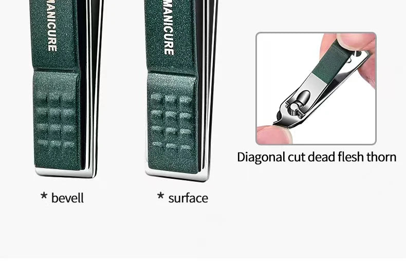 Nagelklipparset i Rostfritt Stål – 6-delars Manikyrset för Herr & Dam