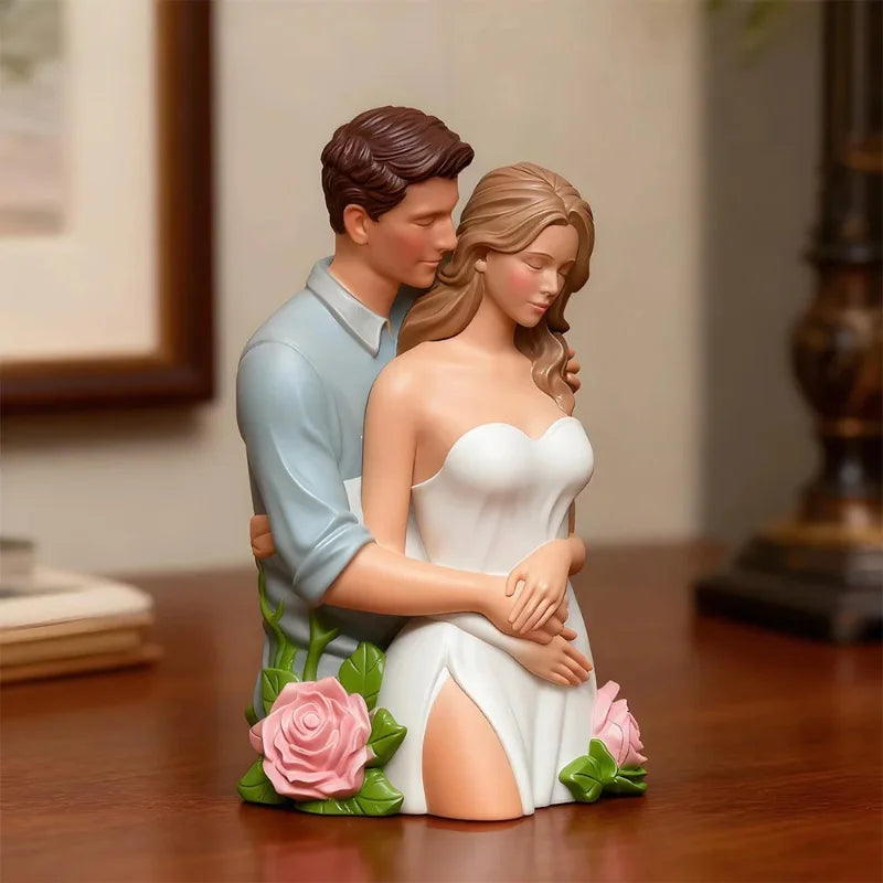 Romantisk 3D Ljusstöpselform – Ängelpar för Alla Hjärtans Dag | DIY Doftljus & Dekoration