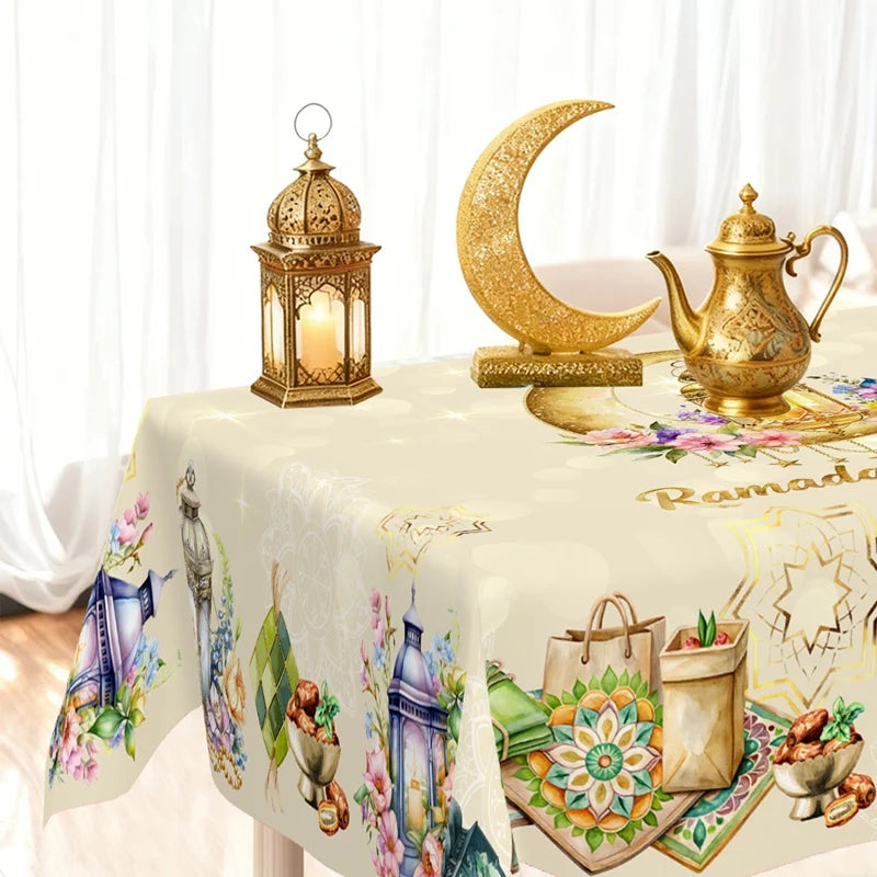 Ramadan Bordsduk – Eid Mubarak Dekoration