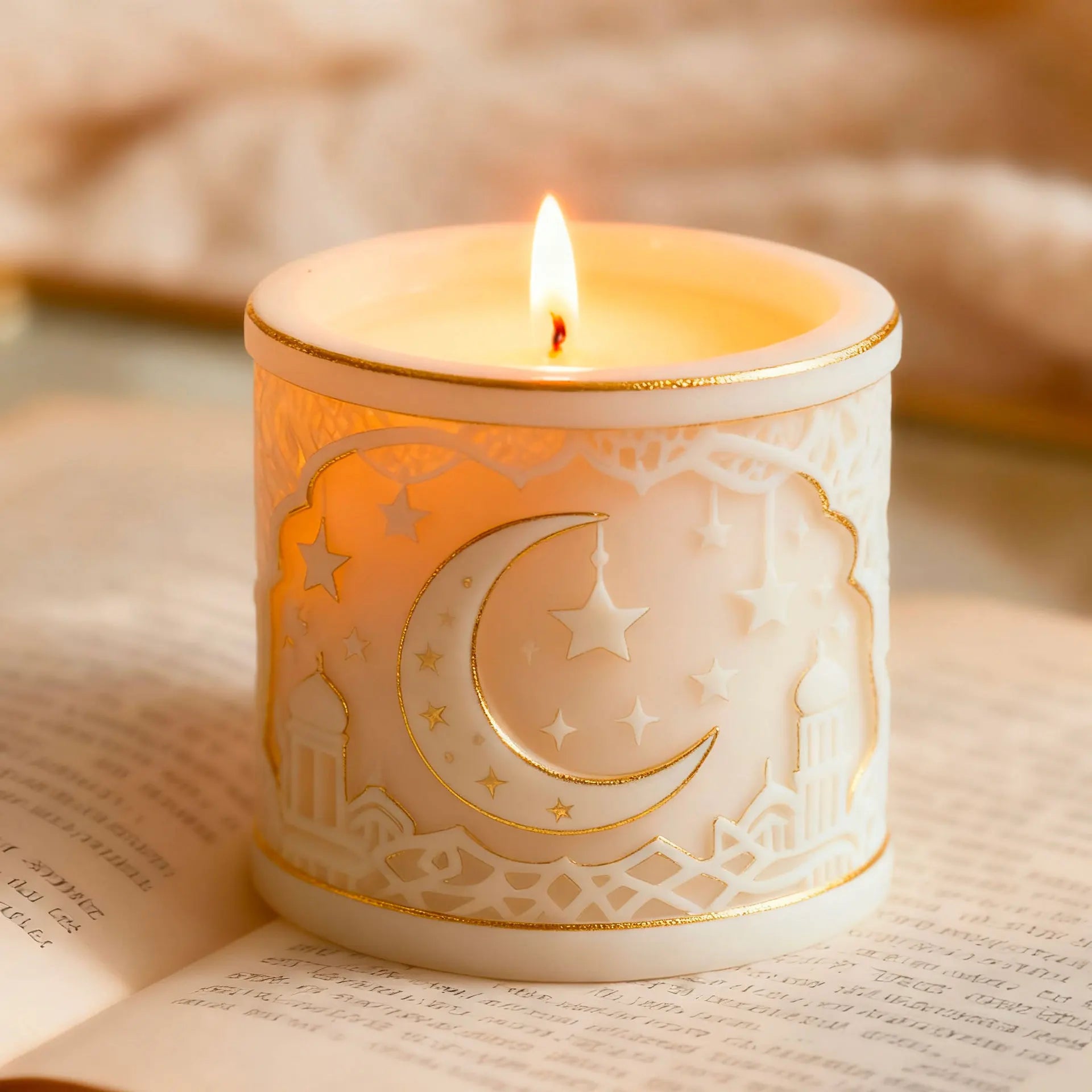 Star & Moon Silicone Mold – DIY Aromatherapy Candle Mold för Heminredning & Hantverk
