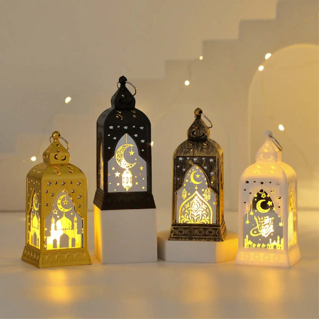 Ramadan LED Lykta Måne & Stjärna – Eid Mubarak Dekoration för Hemmet