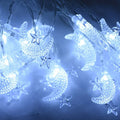 LED-slingor Måne och Stjärna – Eid Mubarak & Ramadan Dekoration