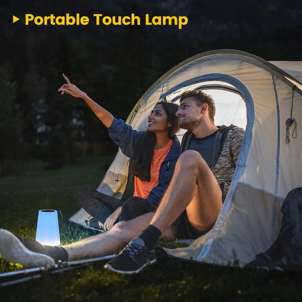 RGB Nattlampa med Färgbyte – 13 Färger, Touch & Fjärrkontroll, USB-Uppladdningsbar