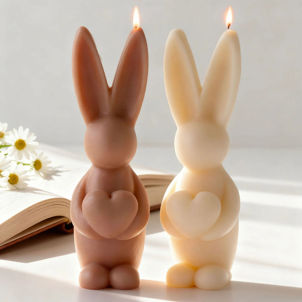 DIY Easter Bunny Egg Silicone Mold – Högkvalitativ Silikonform för Ljusstöpning, Resin, Tvål & Choklad