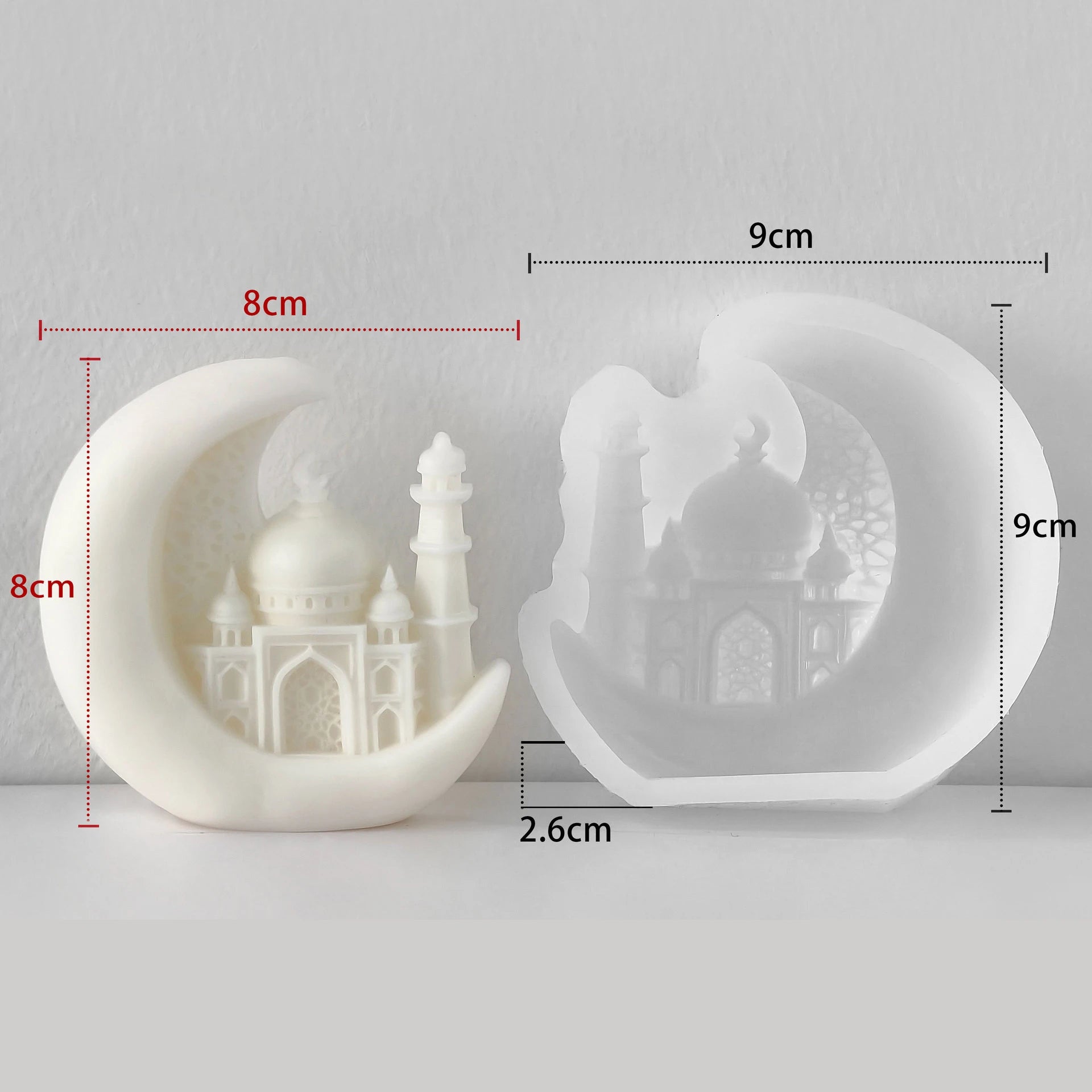 Star & Moon Silicone Mold – DIY Aromatherapy Candle Mold för Heminredning & Hantverk