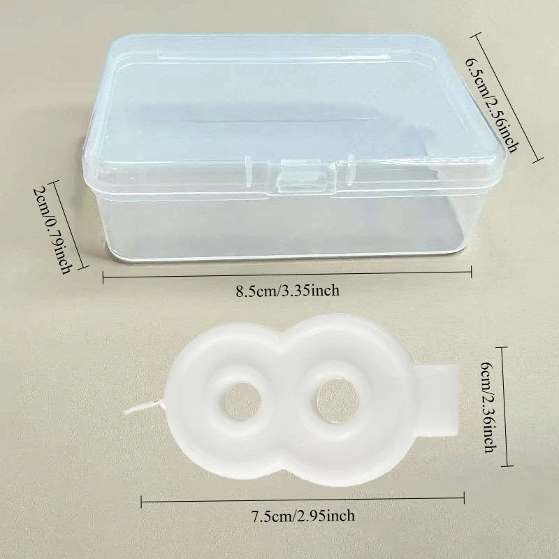 Katt Tårtljus med Siffra – Söt Cartoon Birthday Candle med Glitter